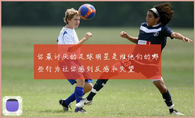 你最讨厌的足球明星是谁他们的哪些行为让你感到反感和失望